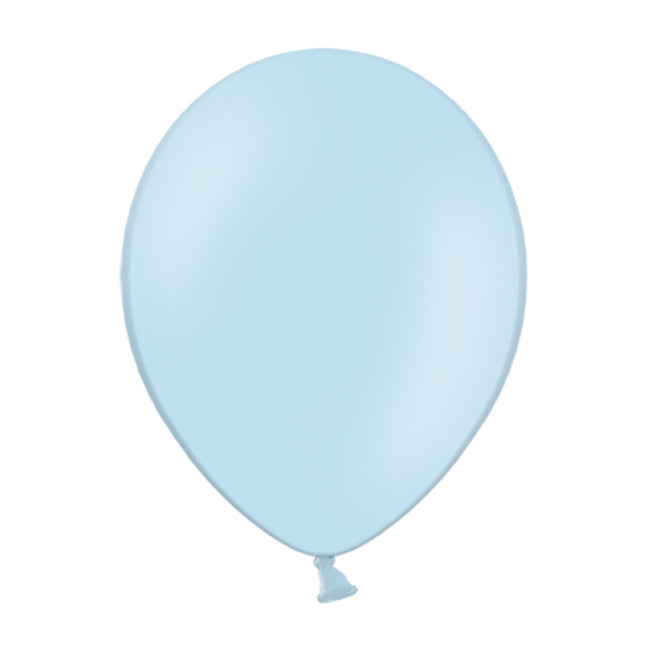 Balon lateksowy z helem, PD, Pastel Blue, 30cm - Warsaw balloonmakers
