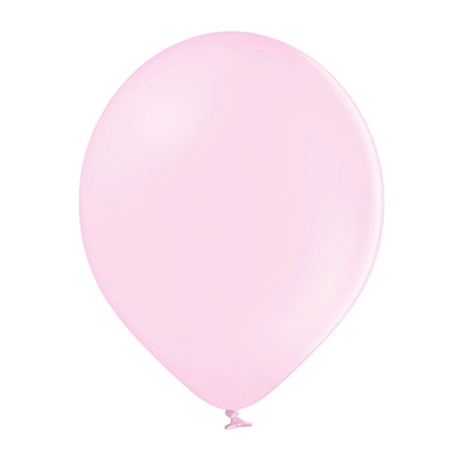 Balon lateksowy z helem, PD, Pastel Pink - Warsaw balloonmakers