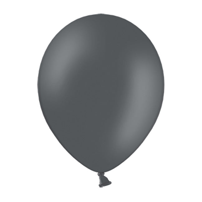 Balon lateksowy z helem, PD, Pastel Grey, 30cm - Warsaw balloonmakers