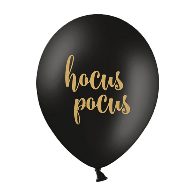 Balon lateksowy z helem, Hocus Pocus, Pastel Black - Warsaw balloonmakers