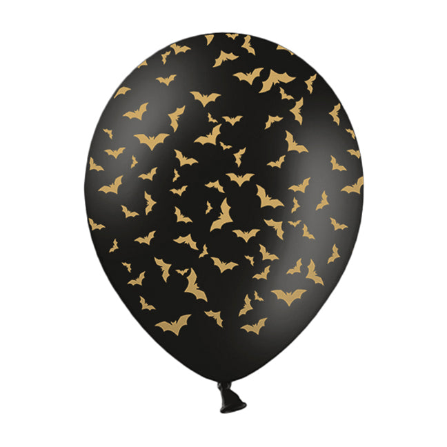 Balon lateksowy z helem, Nietoperze, Pastel Black - Warsaw balloonmakers