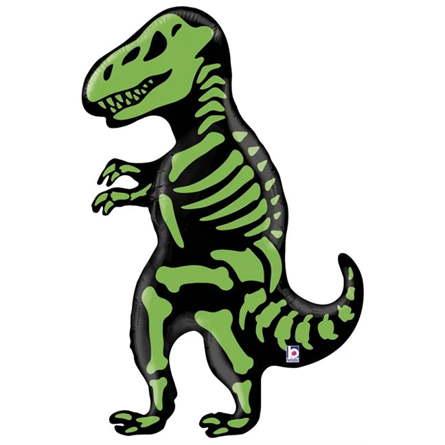 Balon foliowy z helem, Grabo, 105cm - Dinozaur T-Rex