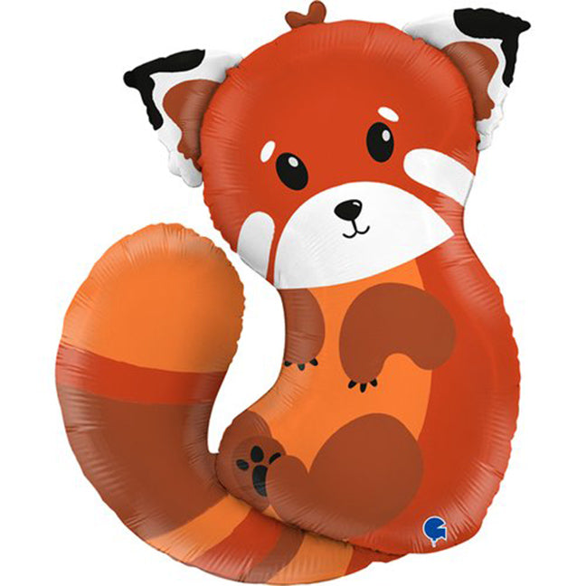Balon foliowy z helem, Grabo, 71cm - Red Panda