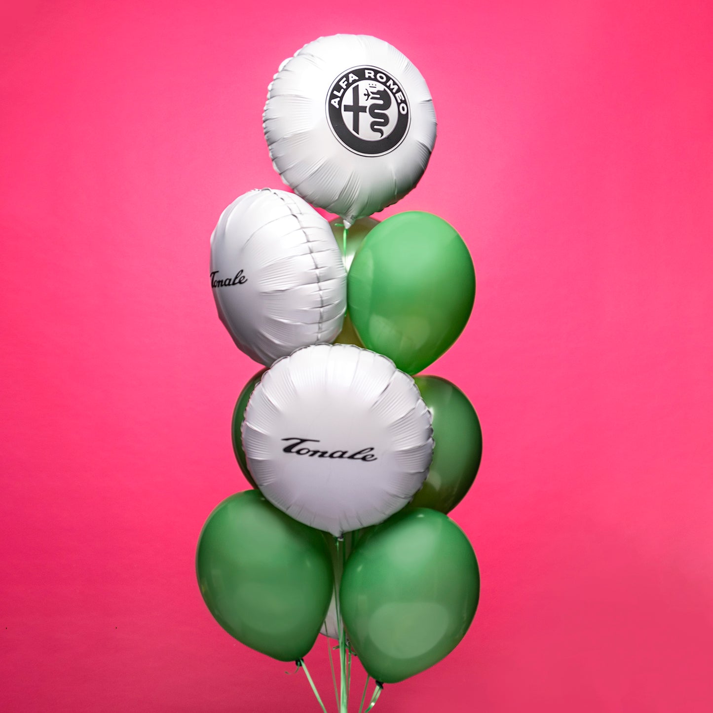 Balon foliowy z helem, biały, 45cm - Okrągły