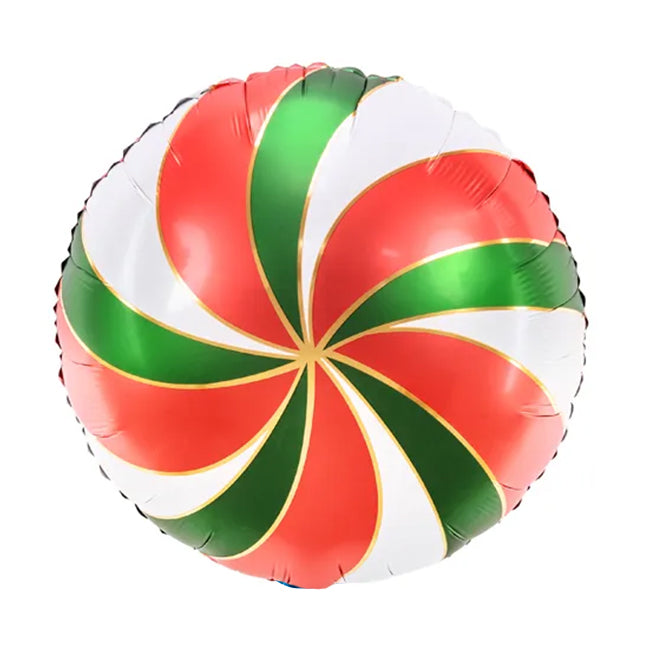 Balon foliowy z helem, PartyDeco, 35cm - Cukierek mix