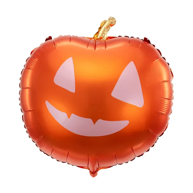 Balon foliowy z helem, pomarańczowy, PartyDeco, 40cm - Dynia