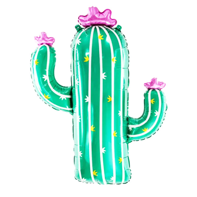 Balon foliowy z helem, PartyDeco, 84cm - Kaktus