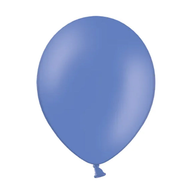 Balon lateksowy z helem, PartyDeco, 30cm - Pastel Cornflower Blue