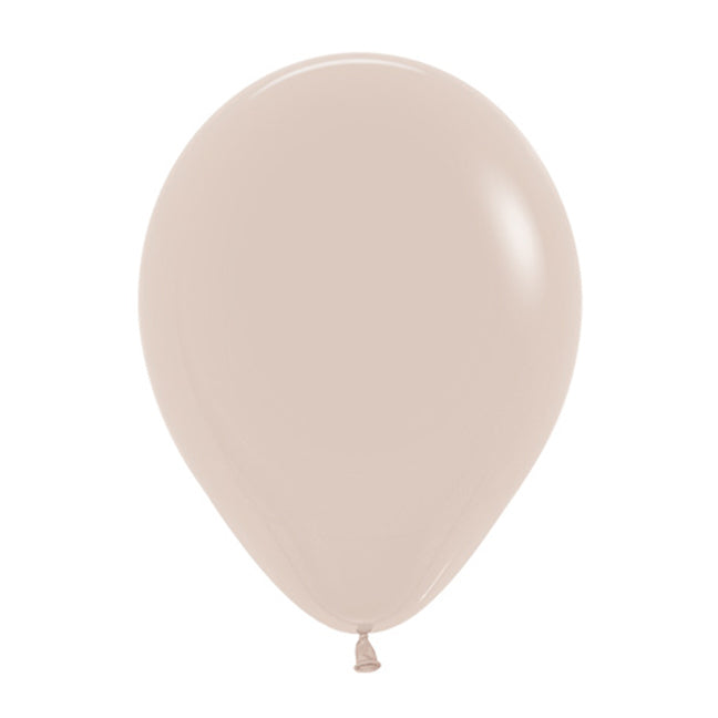 Balon lateksowy z helem, dusk, Sempertex, 30cm - White Sand
