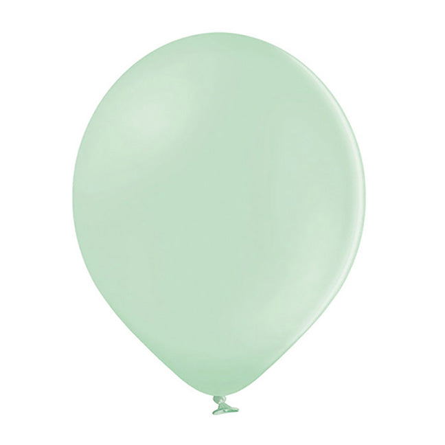 Balon lateksowy z helem, PD, Pastel Pistachio - Warsaw balloonmakers