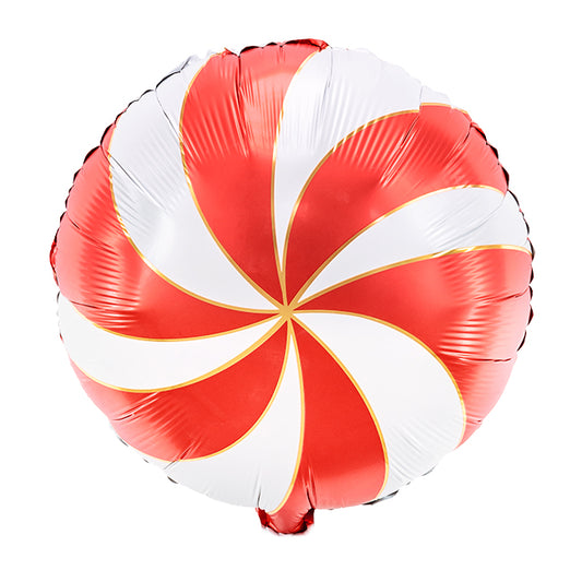 Balon foliowy z helem, PartyDeco, 35cm - Cukierek