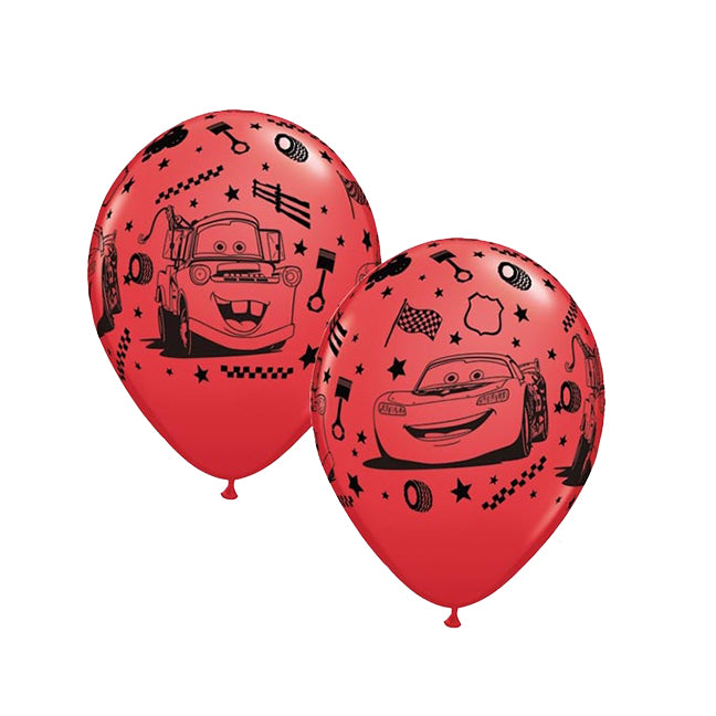 Balon lateksowy z helem, QL, Cars, Pastel Red - Warsaw balloonmakers