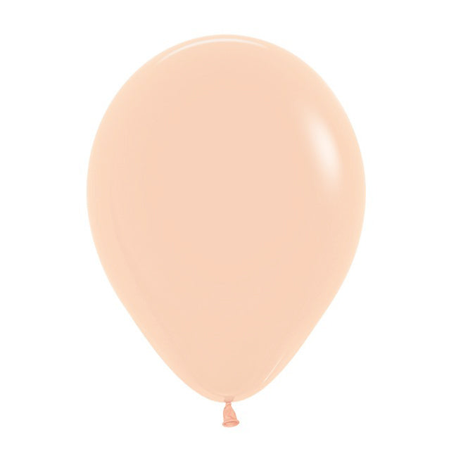 Balon lateksowy z helem, Sempertex, 30cm - Peach Blush