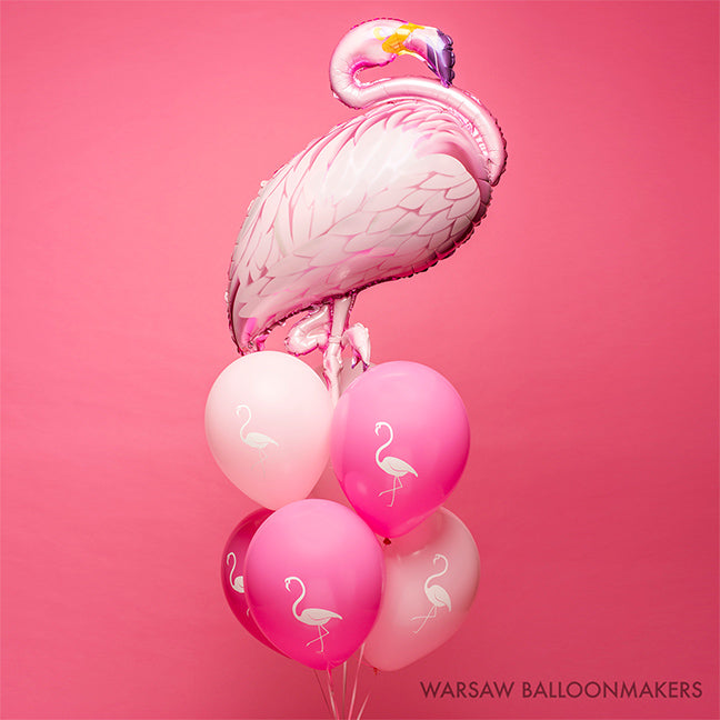 Bukiet balonowy "Flaming", 6 lateks, dodaj karton - Warsaw balloonmakers