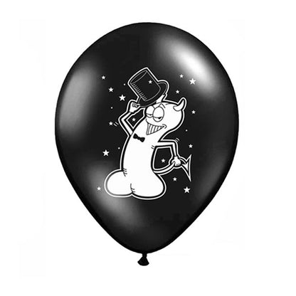 Balon lateksowy z helem, PD, Gorączka Panieńskiej Nocy, Pastel Black, 30cm - Warsaw balloonmakers