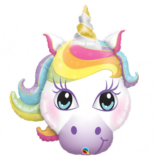 Balon foliowy z helem, jednorożec, Qualatex, 97cm - Magical Unicorn