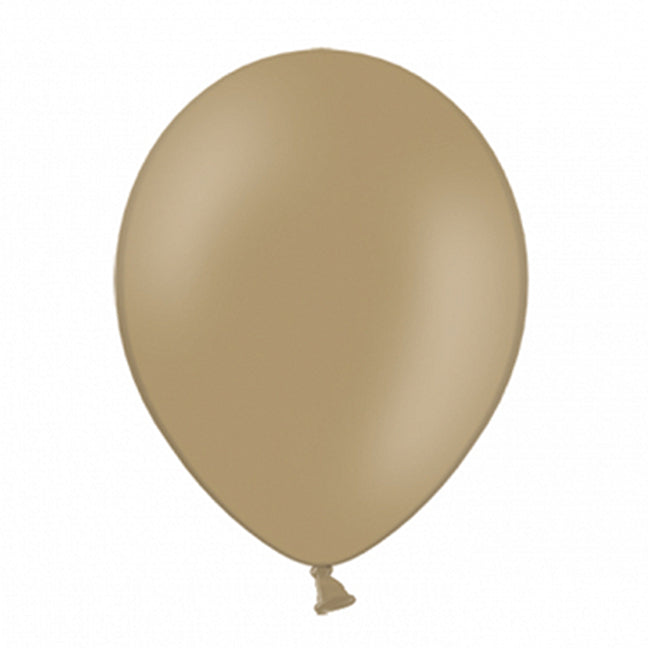 Balon lateksowy z helem, PartyDeco, 30cm - Pastel Almond