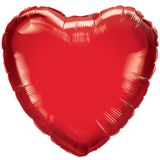 Balon foliowy z helem serce XXL, PD, czerwony, 72x73cm - Warsaw balloonmakers