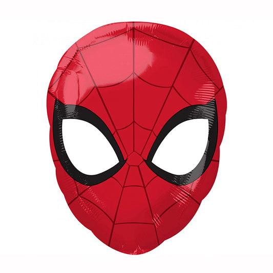 Balon foliowy z helem Marvel Głowa Spiderman, AM, 30 x 43 cm - Warsaw balloonmakers